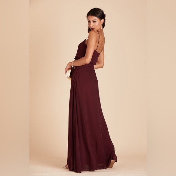 BIRDY GREY GWENNIE DRESS
CHIFFON COLOR CABERNET SIZE LARGE NWT - Picture 3 of 8